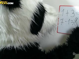 Panda's need education too but they need a good fuck even more! Luckily for this particularly panda his teacher is a hottie and horny too. The math lesson ends but the fucking one just begins as that sexy brunette takes off her panties and picks her favorite sex toy. Do you like math or would you rather see this